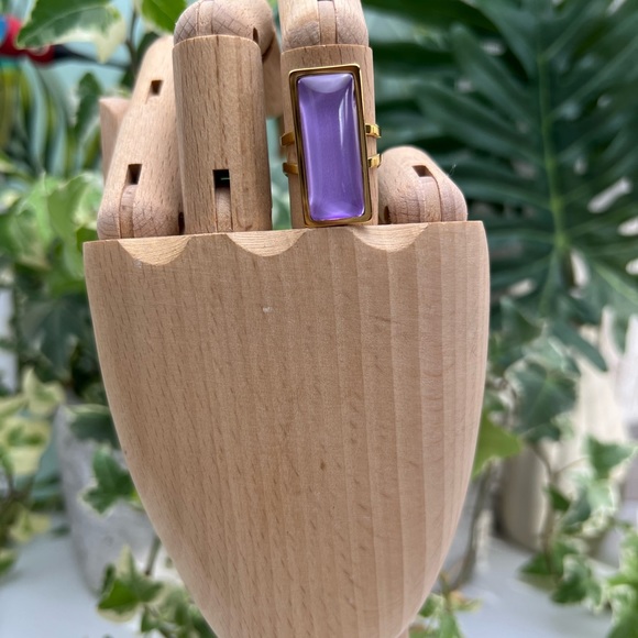 Elegant Rectangular Statement Rings - Classic Minimalist Ring - Picture 8 of 14